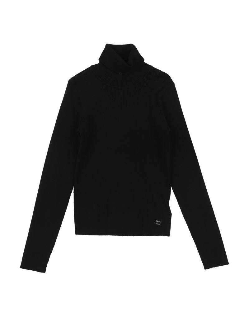 MANILA GRACE Rollkragenpullover Kinder Schwarz von MANILA GRACE