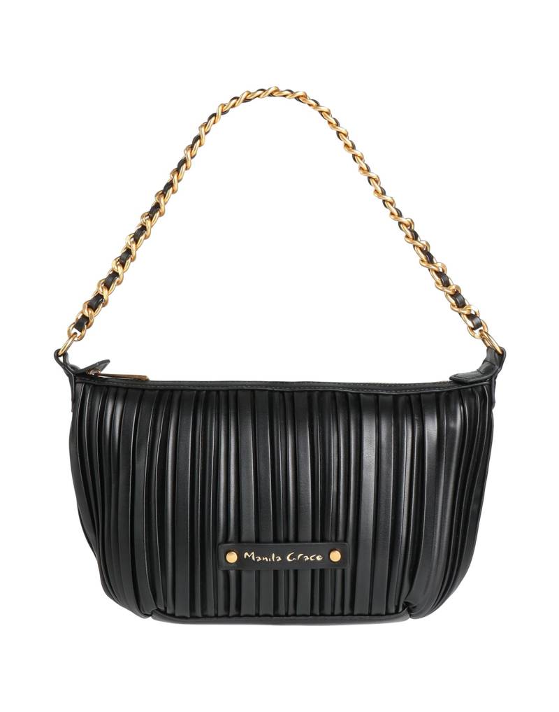 MANILA GRACE Schultertasche Damen Schwarz von MANILA GRACE