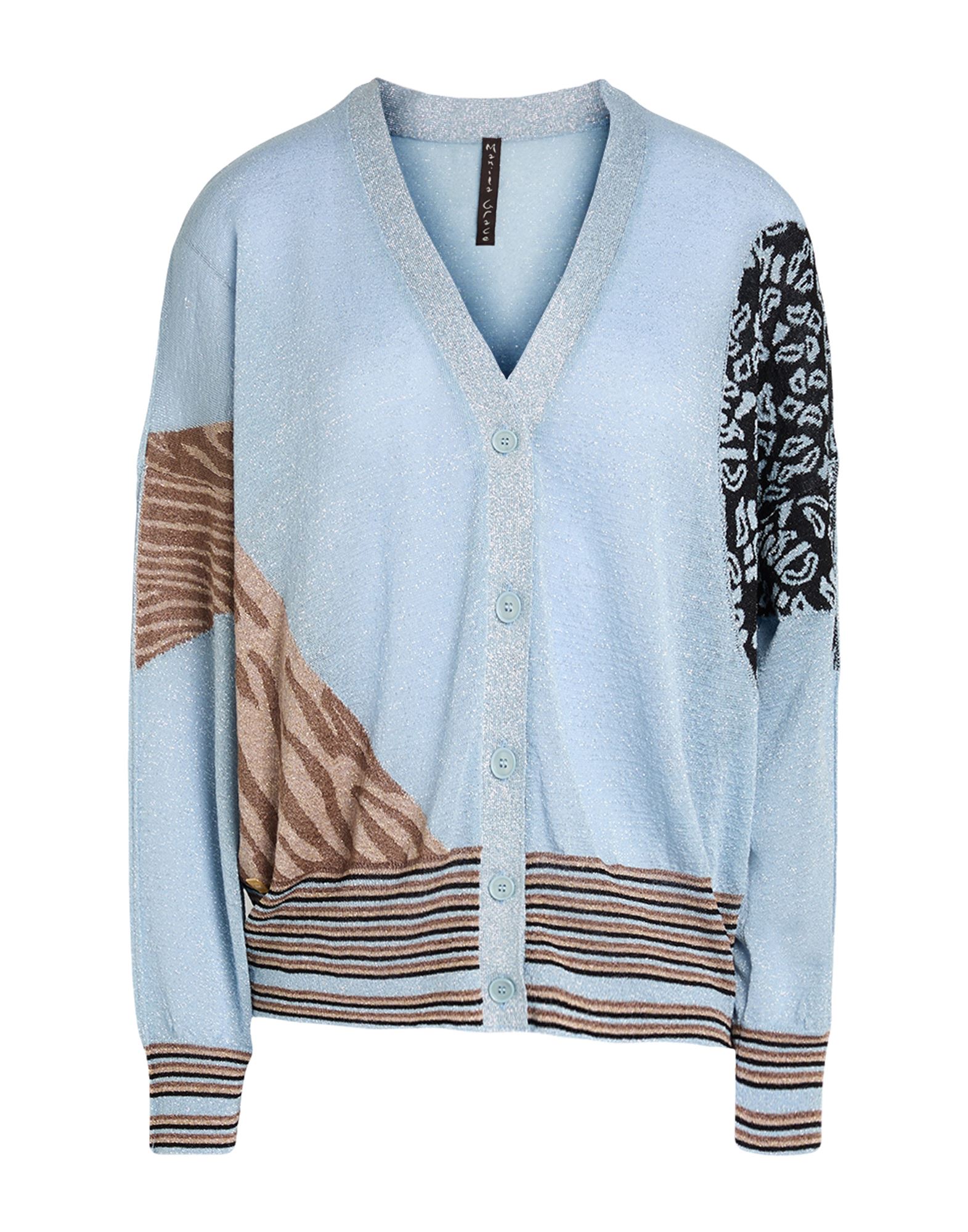 MANILA GRACE Strickjacke Damen Azurblau MANILA GRACE Strickjacke Damen Azurblau von MANILA GRACE