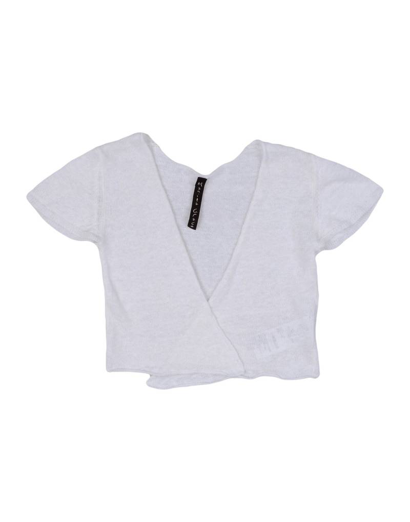 MANILA GRACE Wickelpullover Kinder Weiß von MANILA GRACE