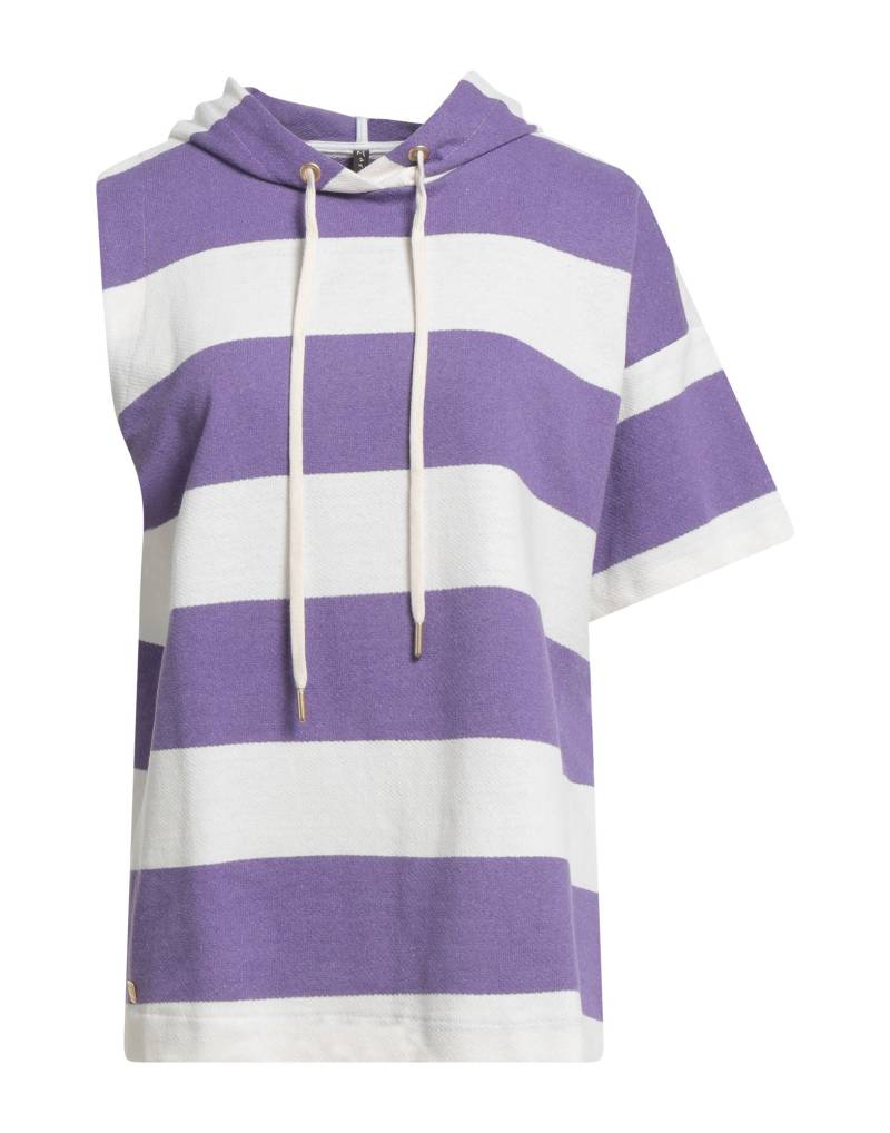 MANILA GRACE Sweatshirt Damen Violett von MANILA GRACE