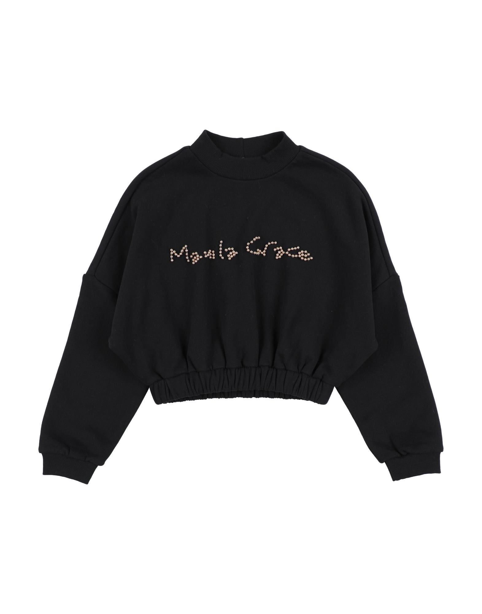 MANILA GRACE Sweatshirt Kinder Schwarz von MANILA GRACE