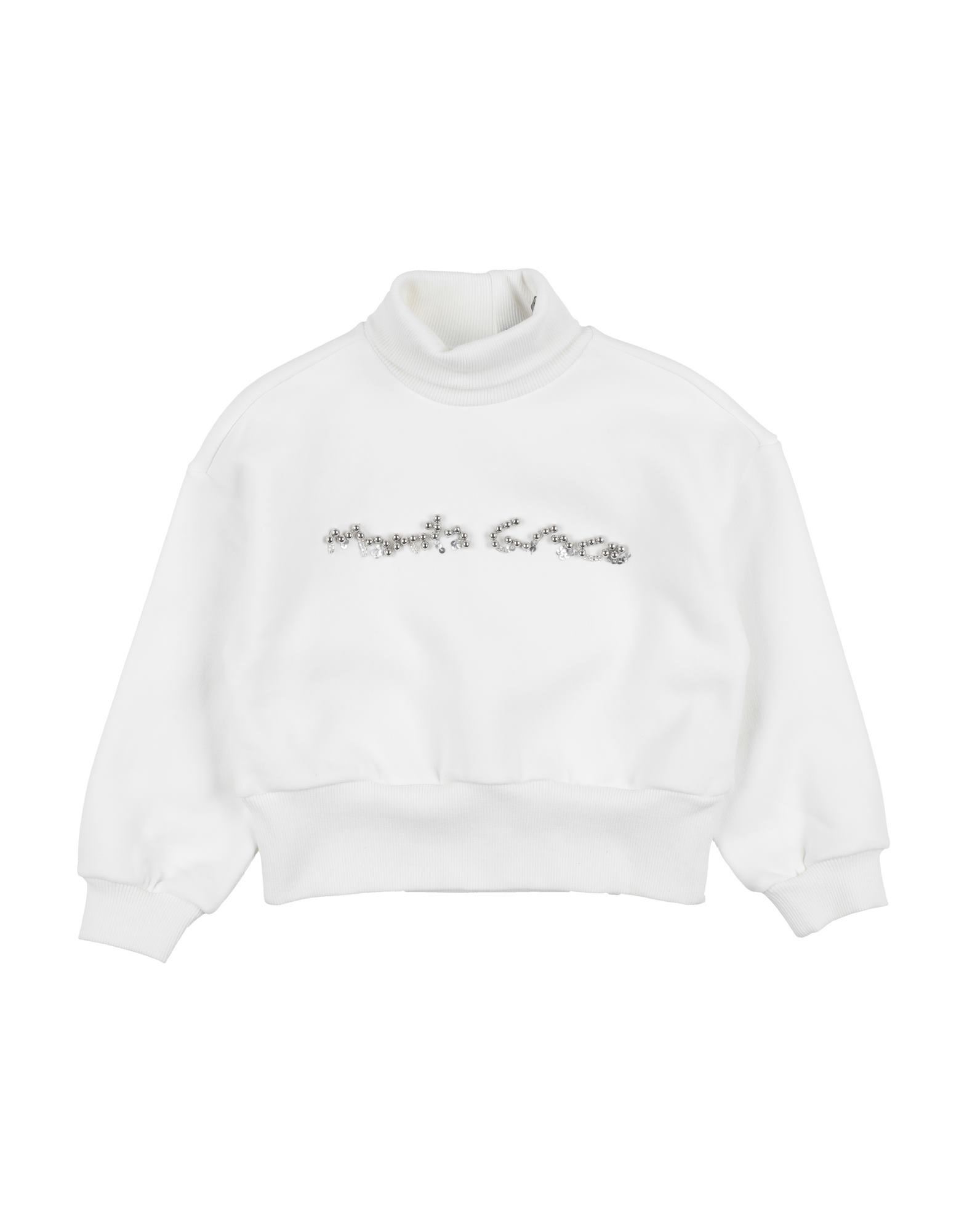 MANILA GRACE Sweatshirt Kinder Weiß von MANILA GRACE