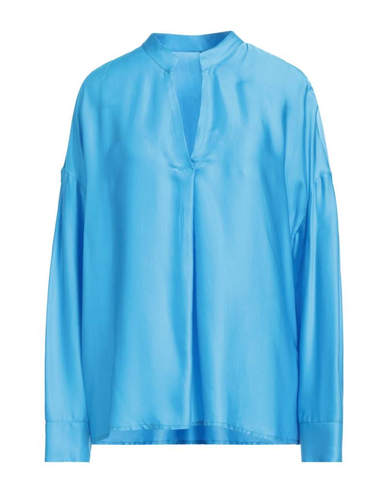 MANILA GRACE Top Damen Azurblau von MANILA GRACE