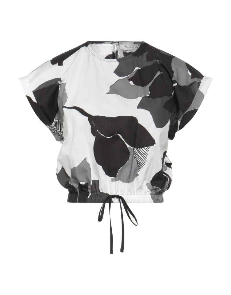 MANILA GRACE Top Damen Grau von MANILA GRACE