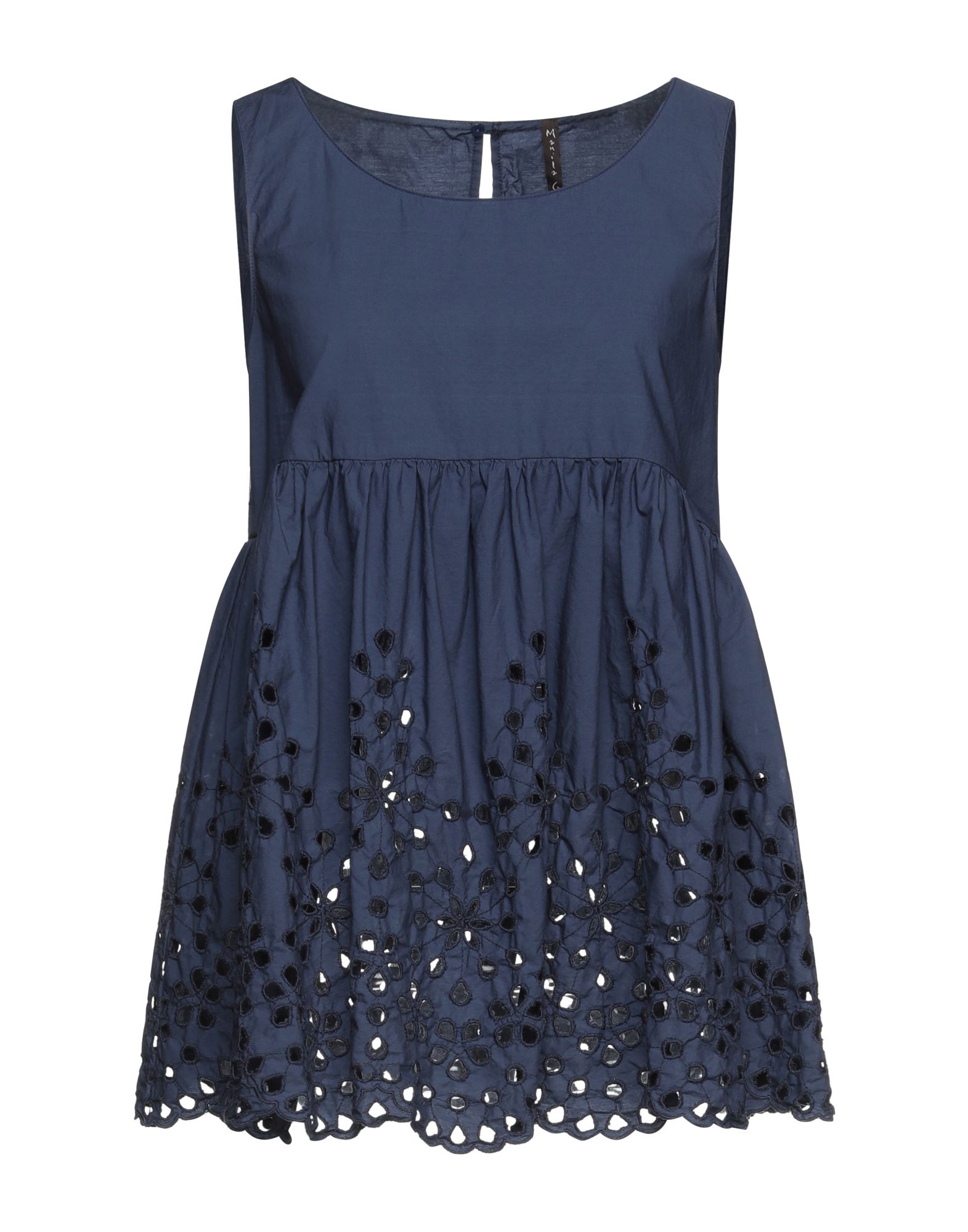 MANILA GRACE Top Damen Taubenblau von MANILA GRACE