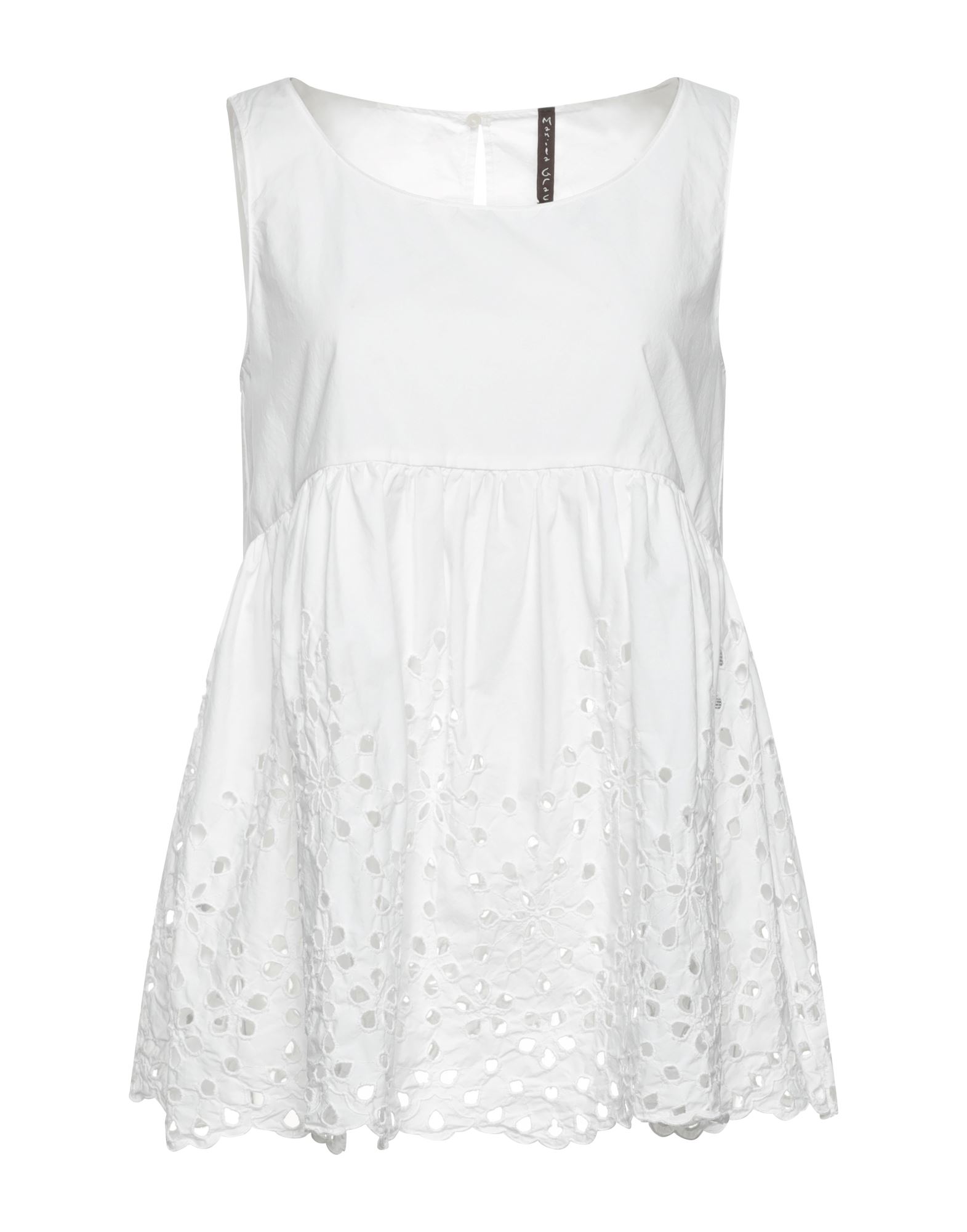 MANILA GRACE Top Damen Weiß von MANILA GRACE