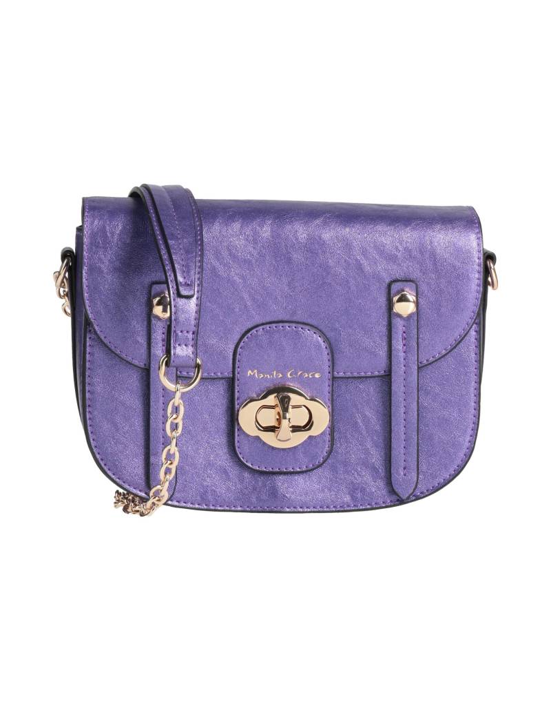 MANILA GRACE Umhängetasche Damen Violett von MANILA GRACE