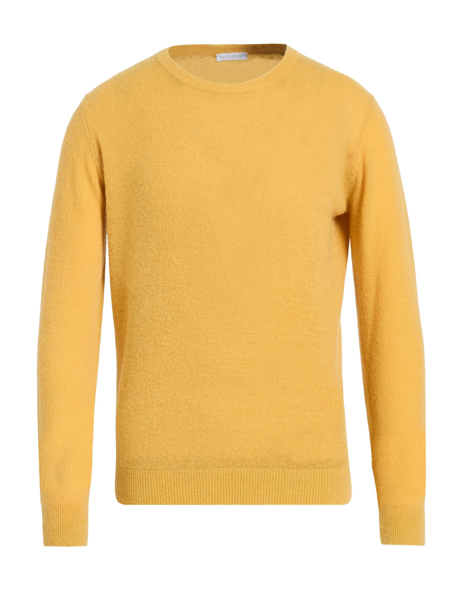 MANIPUR CASHMERE Pullover Herren Gelb von MANIPUR CASHMERE