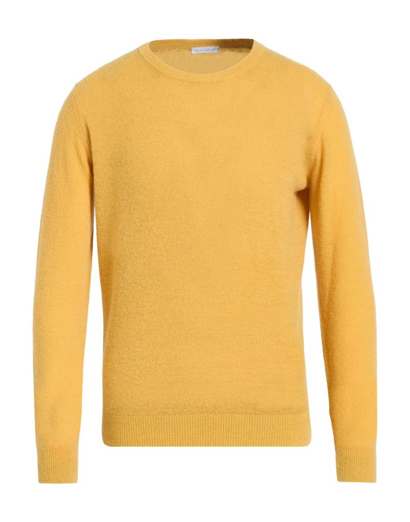 MANIPUR CASHMERE Pullover Herren Gelb von MANIPUR CASHMERE