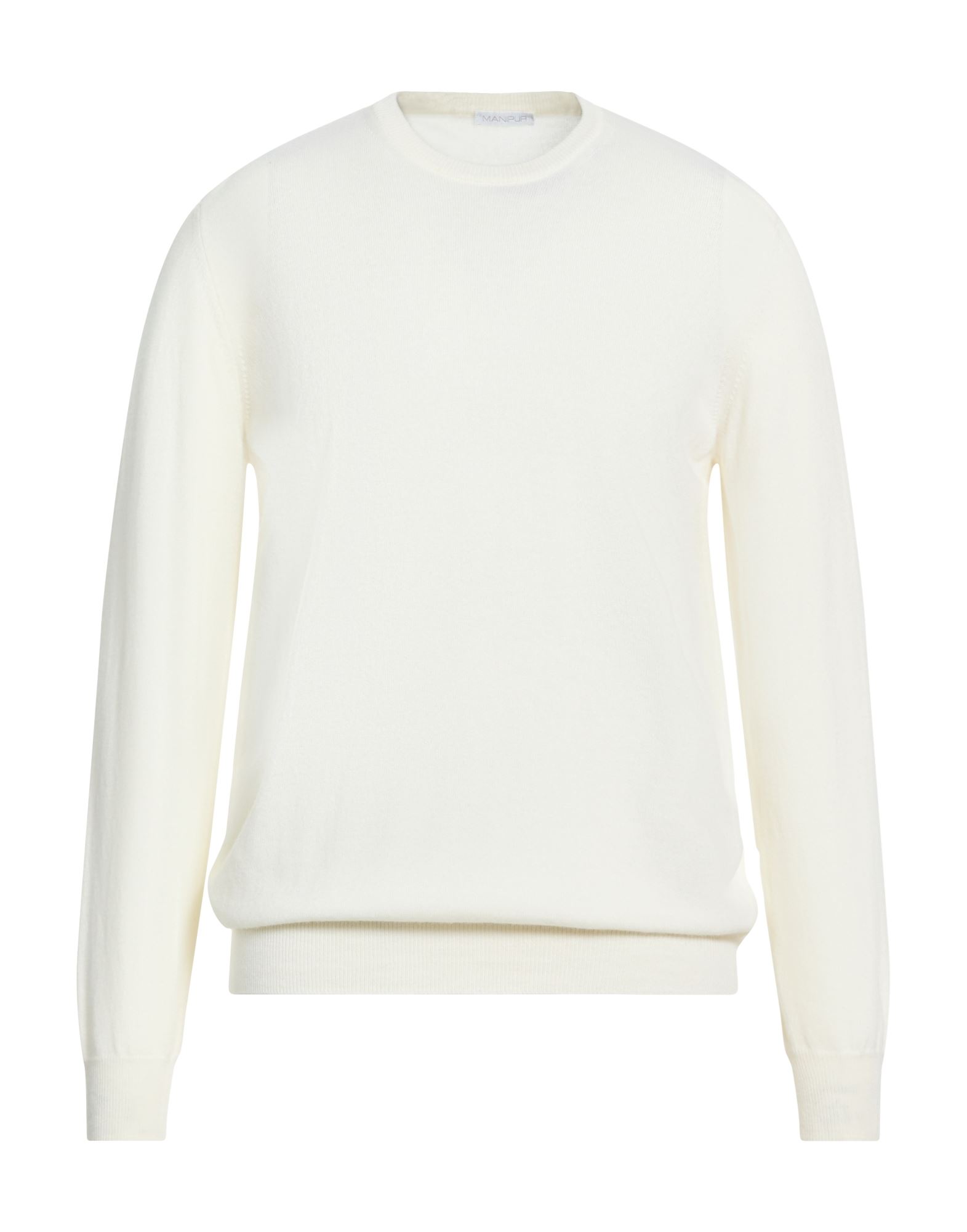 MANIPUR CASHMERE Pullover Herren Off white von MANIPUR CASHMERE