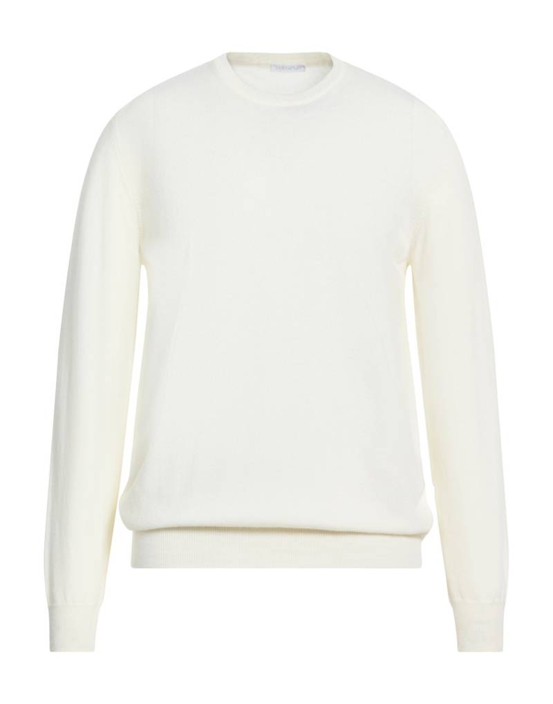 MANIPUR CASHMERE Pullover Herren Off white von MANIPUR CASHMERE
