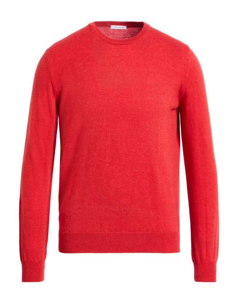 MANIPUR CASHMERE Pullover Herren Rot von MANIPUR CASHMERE