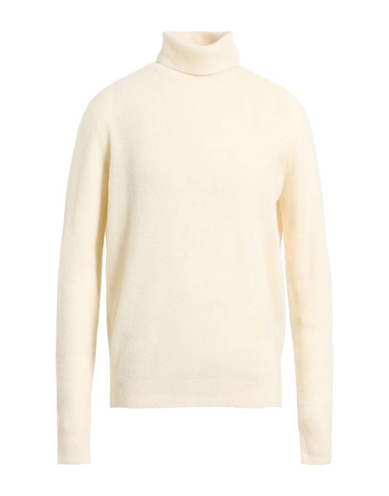 MANIPUR CASHMERE Rollkragenpullover Herren Cremeweiß von MANIPUR CASHMERE