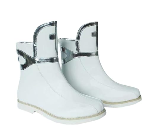 US-Größe Anime Asuna Cosplay Schuhe SAO Weiß PU Schuhe Party Schuhe, weiß, 41 EU von MANMICOS