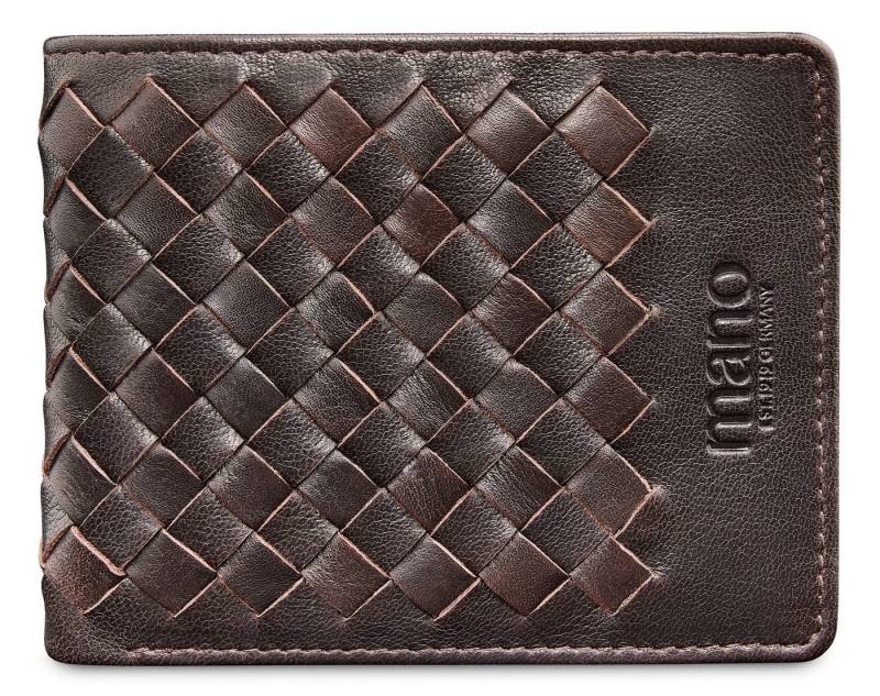 MANO Geldbörse Don Luca, aus echtem Rindsleder von MANO