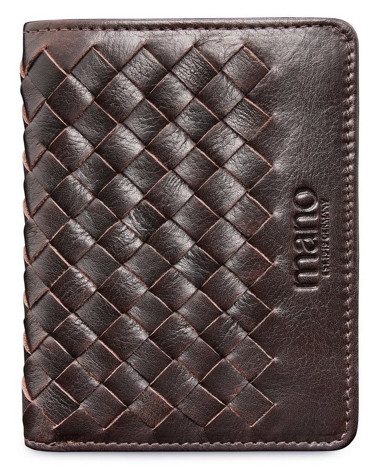 MANO Kartenetui Don Luca, aus echtem Rindsleder von MANO