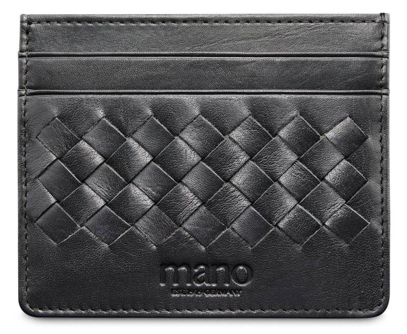 MANO Kartenetui Don Luca, aus echtem Rindsleder von MANO