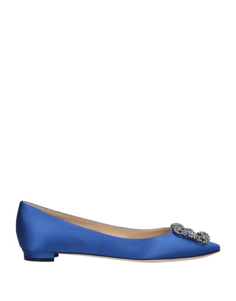 MANOLO BLAHNIK Ballerina Damen Blau von MANOLO BLAHNIK