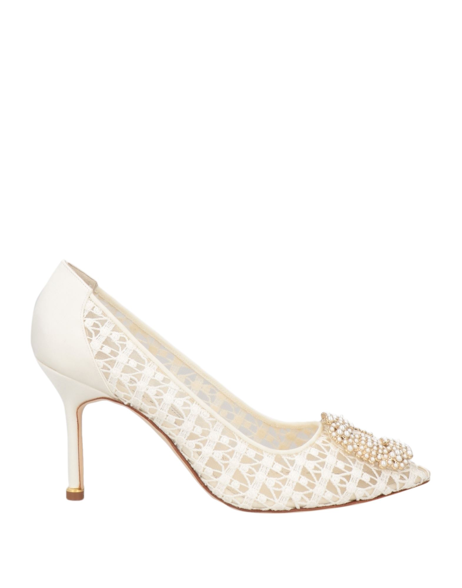 MANOLO BLAHNIK Pumps Damen Off white von MANOLO BLAHNIK