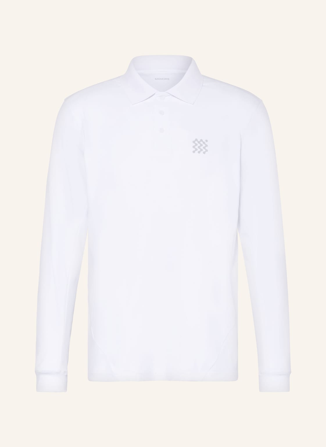 Manors Funktions-Poloshirt The Course weiss von MANORS