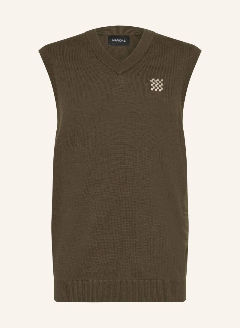 Manors Pullunder braun von MANORS