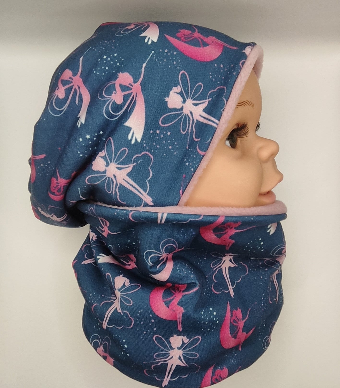 Set Aus Beanie Und Loop, Gefüttert Mit Jersey, Fee, Elfe, Mädchen von MANOWE