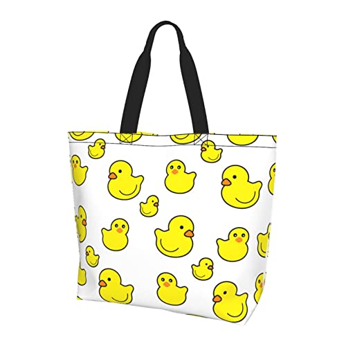 MANQINF Ente Schultertasche, niedliche Handtasche, wiederverwendbar, Einkaufstasche, Tier-Tragetasche, Mädchen, Segeltuch, Aufbewahrungstaschen, Duck 03, Large MANQINF Ente Schultertasche, niedliche Handtasche, wiederverwendbar, Einkaufstasche, Tier-Tragetasche, Mädchen, Segeltuch, Aufbewahrungstaschen, Duck 03, Large von MANQINF
