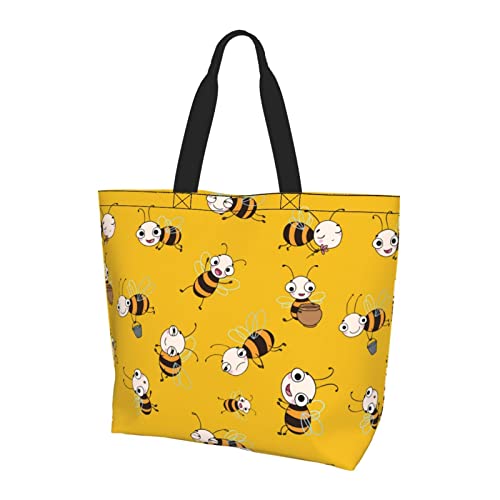 MANQINF Insekten-Umhängetasche, niedliche Handtasche, wiederverwendbar, Einkaufstasche, süße Tragetasche, Mädchen, Segeltuch, Aufbewahrungstaschen, Insect 10, Large MANQINF Insekten-Umhängetasche, niedliche Handtasche, wiederverwendbar, Einkaufstasche, süße Tragetasche, Mädchen, Segeltuch, Aufbewahrungstaschen, Insect 10, Large von MANQINF