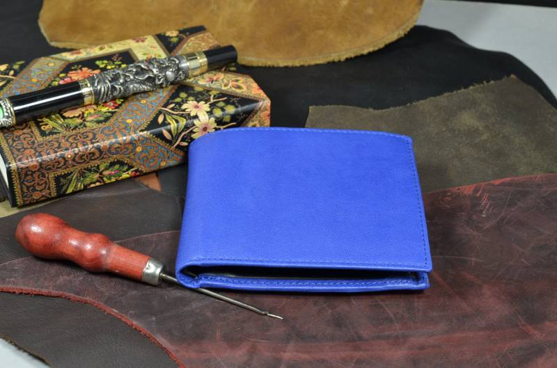 Brieftasche Herren Bifold Mit Münzfach Echtes Kalbsleder Roma 24 Handgemacht Von Atelier Mansarea - Spanien von MANSAREA