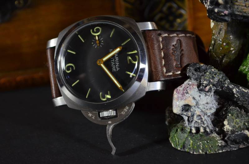 Ma Uhrenarmband 26 24 22 Mm Braun - Die 587 Echtleder Kalbsleder Subamarine Graviert Passt Panerai Breitling Omega Etc Handmade Spain von MANSAREA
