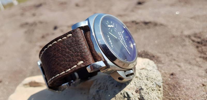 Ma Uhrenarmband 26 24 22 Mm Braun Echtes Kalbsleder Bubbo Ii Passend Für Panerai Usw Vintage Handmade Spanien von MANSAREA