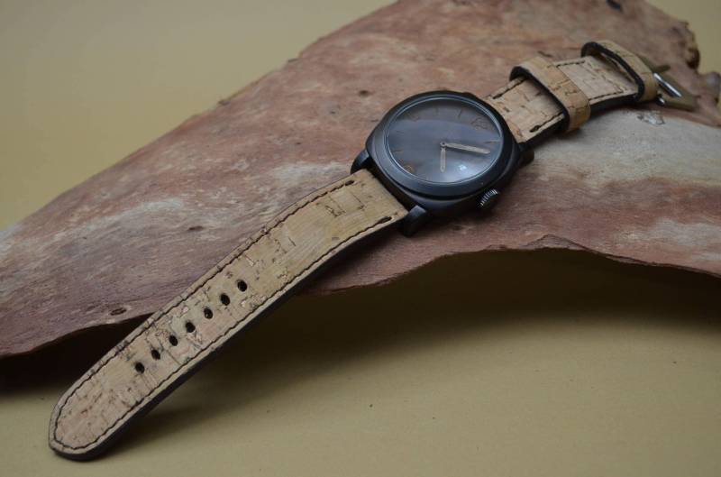 Ma Uhrenarmband 26 24 22 Mm Echt Kork - Modell I Passt Panerai Wahl Für Breitling Omega Etc Handmade Spain von MANSAREA