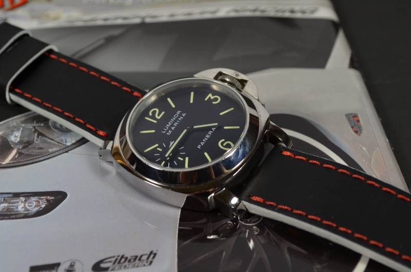 Ma Uhrenarmband 26 24 22 Mm Weiß Rot Echtes Kalbsleder Imola Serie Passend Für Panerai Harley Breitling Omega Etc Handmade Spain von MANSAREA