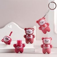MANSLY - Huggable Bear Keychain Airy Mist Lip Mud - 4 Colors B14# Peach - 0.8g von MANSLY