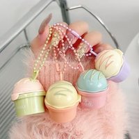 MANSLY - Ice Cream Keychain Matte Velvet Lip Mud - 4 Colors J03# Soft Smoky Pink - 5.5g von MANSLY