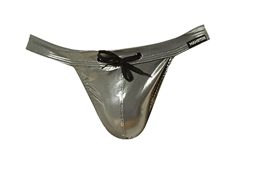 MANSTORE Herren Badeslip Silber L von MANSTORE