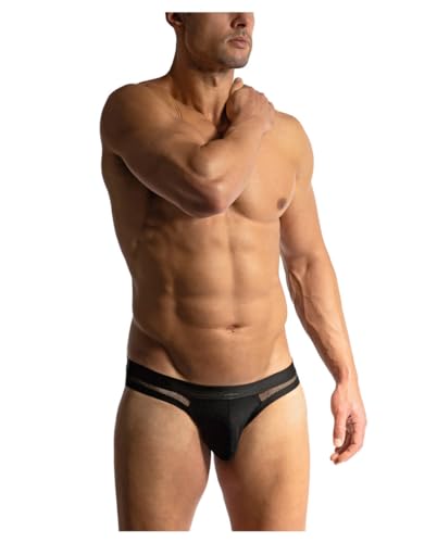MANSTORE Herren M2424 Unterwäsche, Schwarz, L von MANSTORE