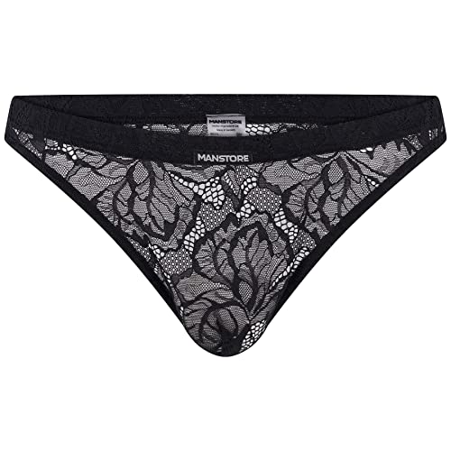 MANSTORE M2275 Hip String - edle Spitze - Fb. Black - Gr. S von MANSTORE