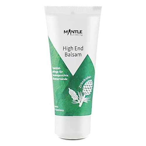 Mantle Handcreme mit Traubenkernöl Hyaluron Aloe Vera Shea Butter Zirbel Öl, 10 ml Tube von MANTLE climbing equipment