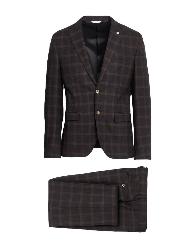 MANUEL RITZ Anzug Herren Dunkelbraun von MANUEL RITZ