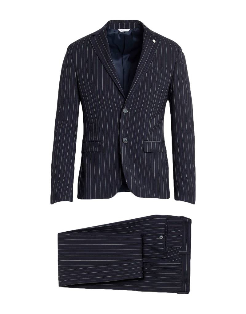 MANUEL RITZ Anzug Herren Marineblau von MANUEL RITZ