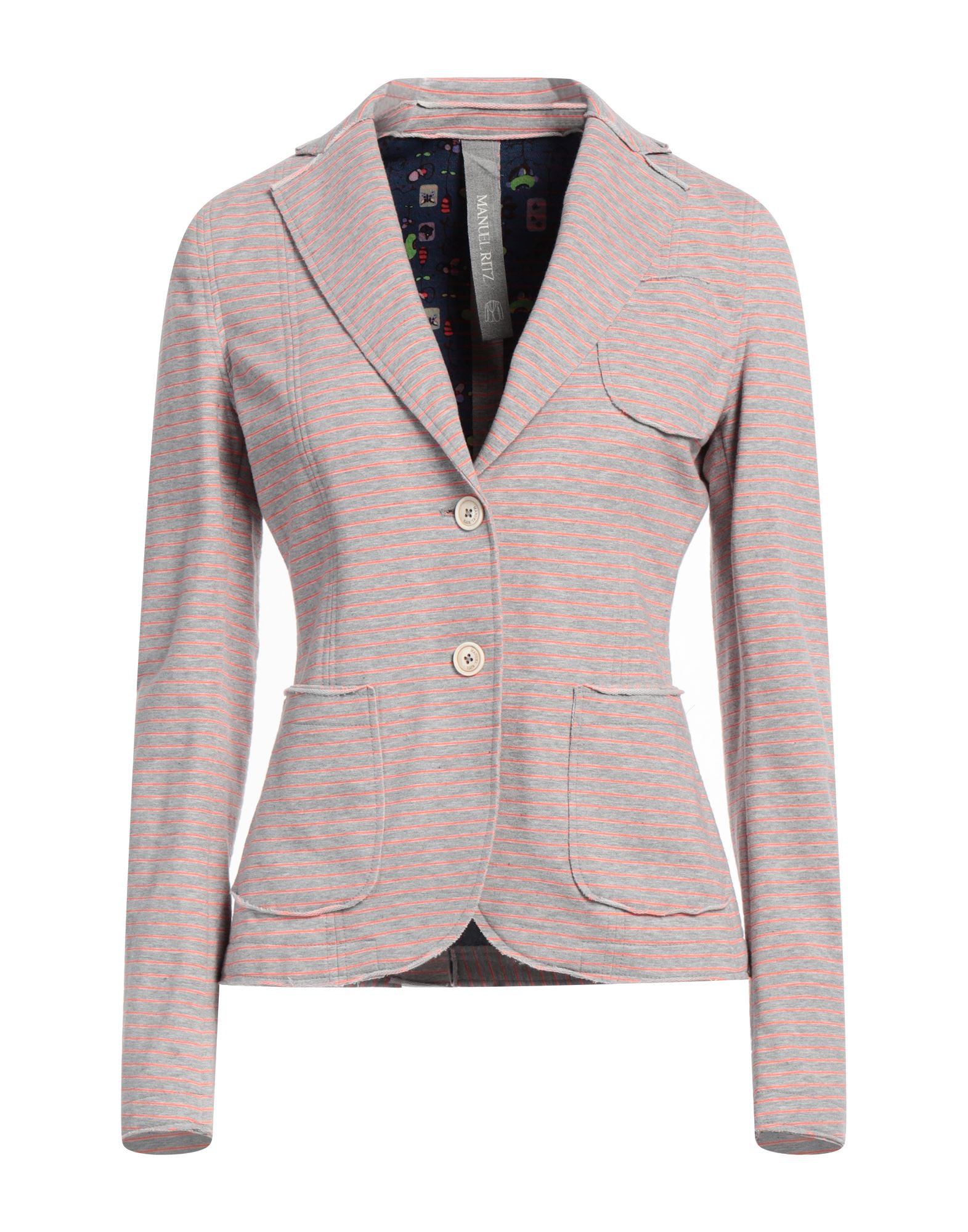 MANUEL RITZ Blazer Damen Hellgrau von MANUEL RITZ