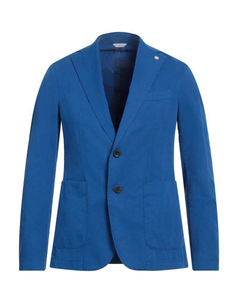 MANUEL RITZ Blazer Herren Azurblau von MANUEL RITZ