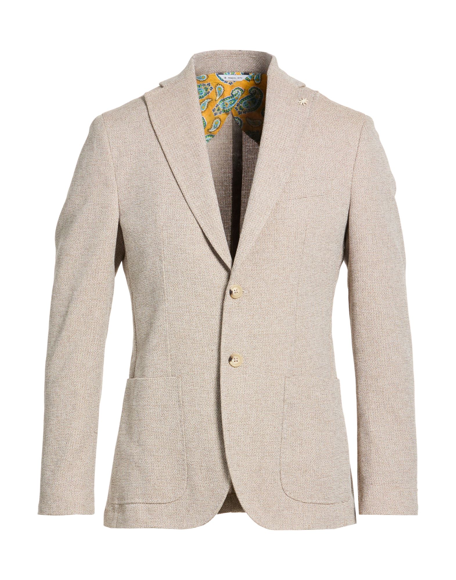 MANUEL RITZ Blazer Herren Beige von MANUEL RITZ