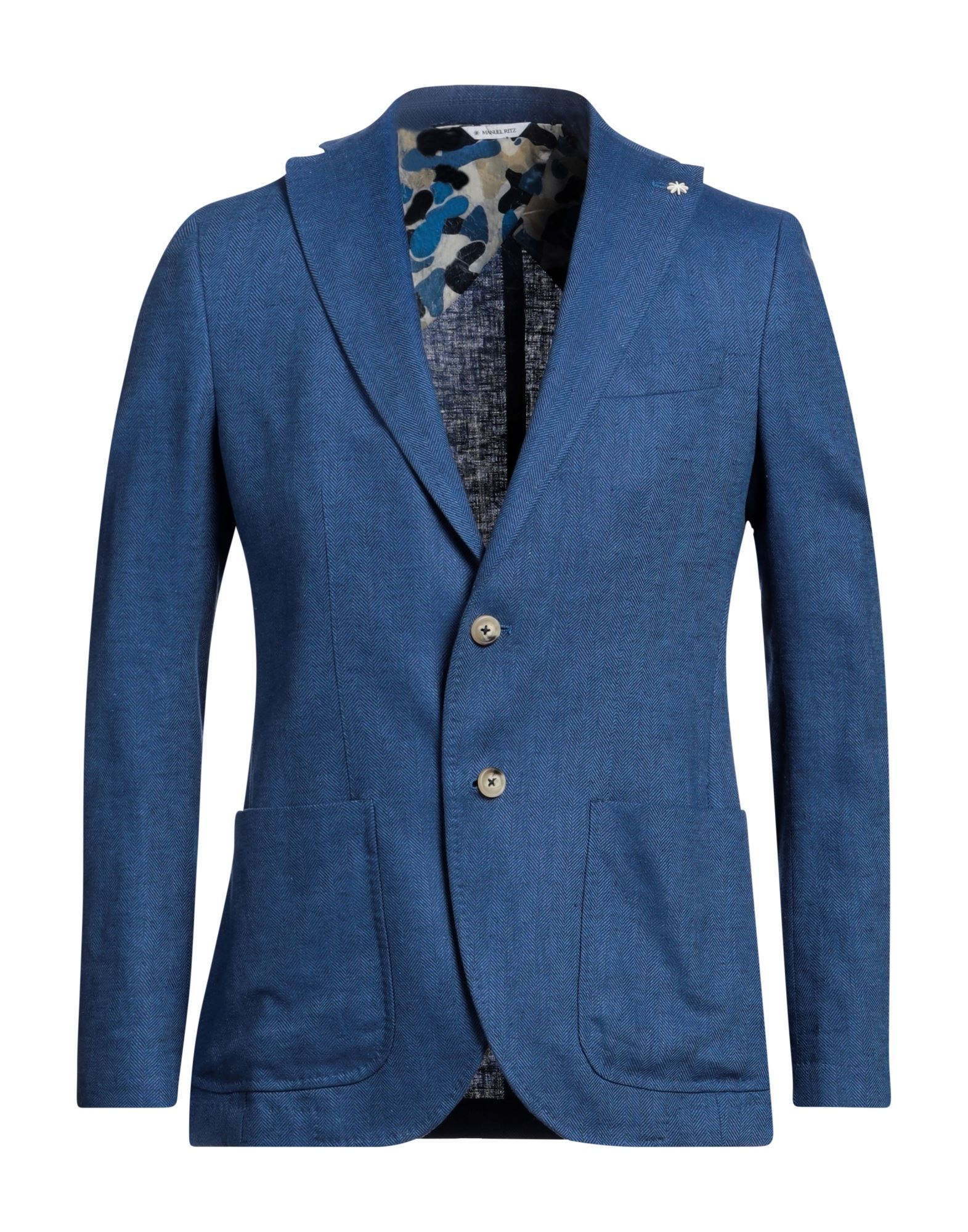 MANUEL RITZ Blazer Herren Blau von MANUEL RITZ