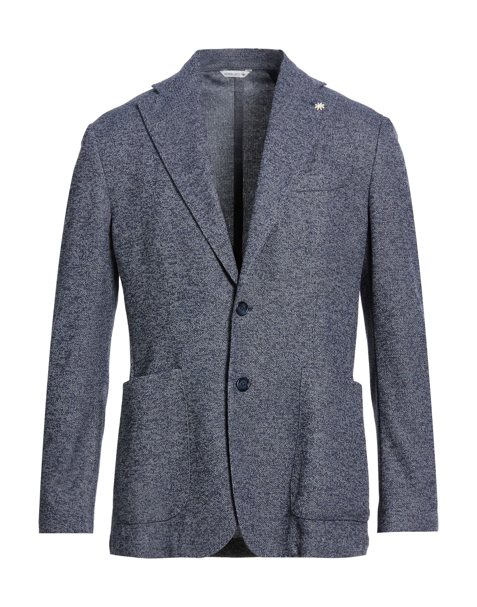 MANUEL RITZ Blazer Herren Blau von MANUEL RITZ