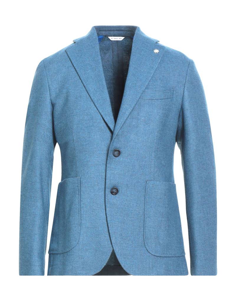 MANUEL RITZ Blazer Herren Hellblau von MANUEL RITZ