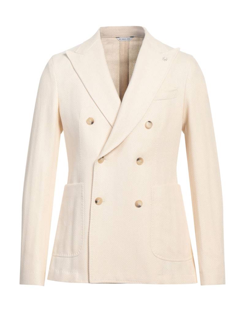 MANUEL RITZ Blazer Herren Off white von MANUEL RITZ
