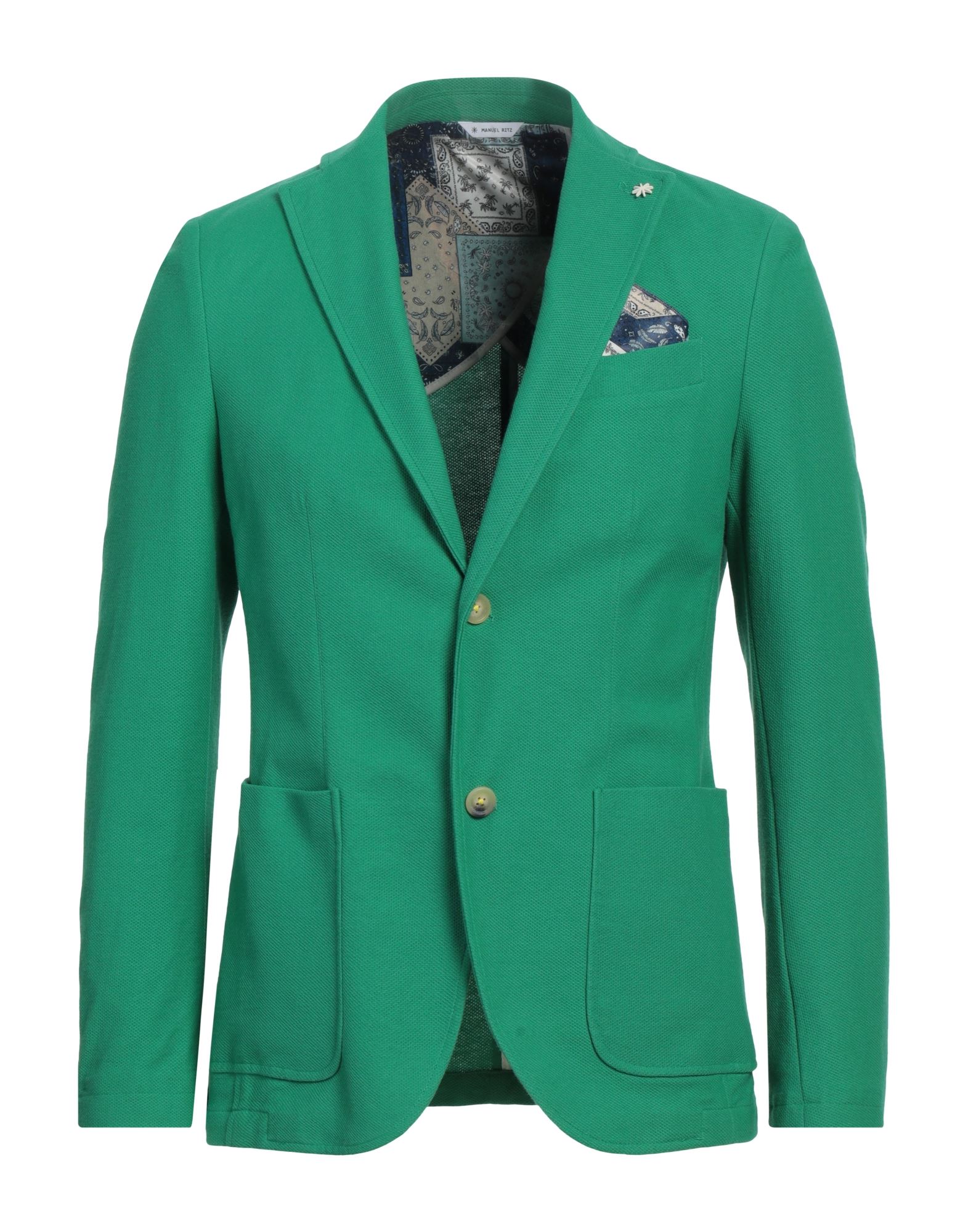 MANUEL RITZ Blazer Herren Smaragdgrün von MANUEL RITZ